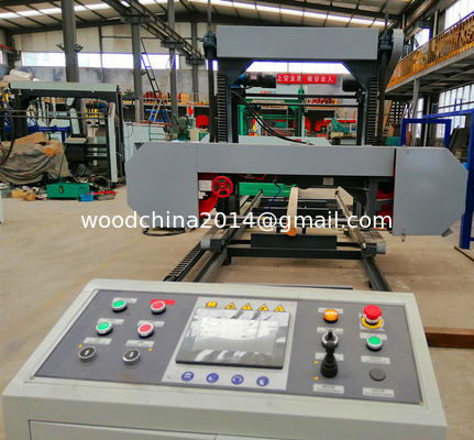 Ahşap Kesme, Otomatik Ahşap Şerit Testere için CNC Taşınabilir Şerit Hızar Makinesi