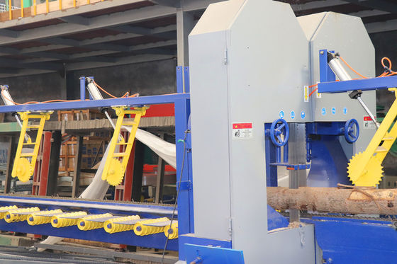 Dia 100mm-500mm Dikey Şerit Testere Değirmeni İkiz Kafalar Günlükleri Kesmek İçin Şerit Testereler