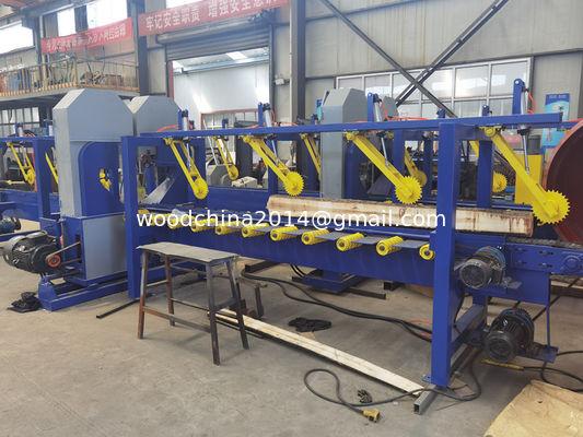 Dikey Çifte Kılıçlı Band Odun Kesme Testere Makinesi Ssawmill Dikey Band Testere